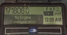 2011 BLUE BIRD BB CONVENTIONAL USED INSTRUMENT CLUSTER P#W-02961-10