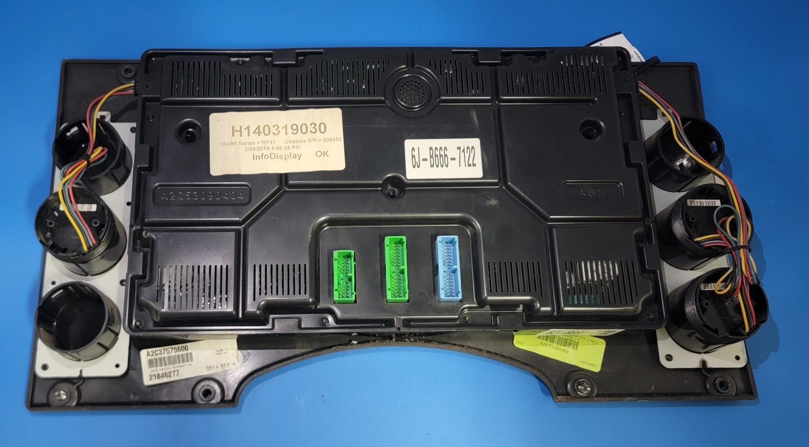 2015 MACK CXU612 USED INSTRUMENT CLUSTER P#A2C53090404