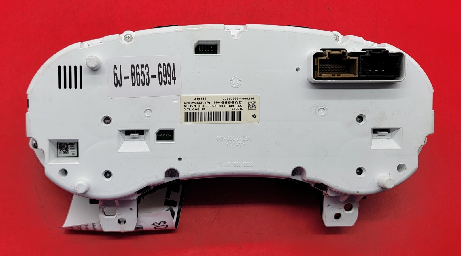 2012 JEEP CHEROKEE USED INSTRUMENT CLUSTER P#56046666AC