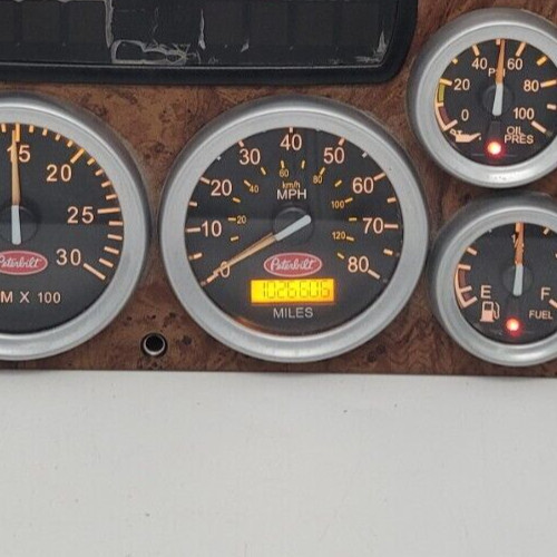 2000 PETERBILT 387 USED INSTRUMENT CLUSTER P#Q27-6007