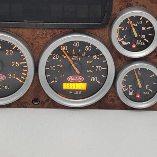 2000 PETERBILT 387 USED INSTRUMENT CLUSTER P#Q27-6007