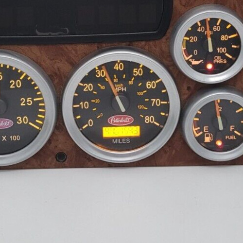 2000 PETERBILT 387 USED INSTRUMENT CLUSTER P#Q27-6007