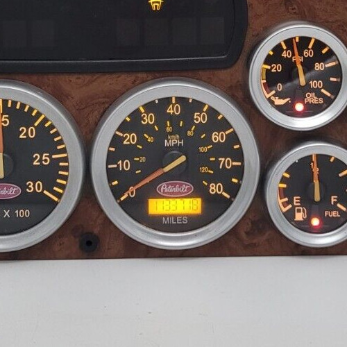 2000 PETERBILT 387 USED INSTRUMENT CLUSTER P#Q27-6007