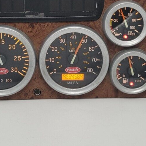 2000 PETERBILT 387 USED INSTRUMENT CLUSTER P#Q27-6007