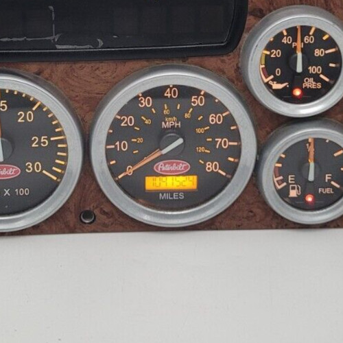 2000 PETERBILT 387 USED INSTRUMENT CLUSTER P#Q27-6007