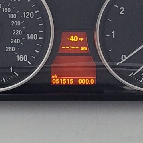 2008 BMW 550i USED INSTRUMENT CLUSTER P#62.11-9 153749