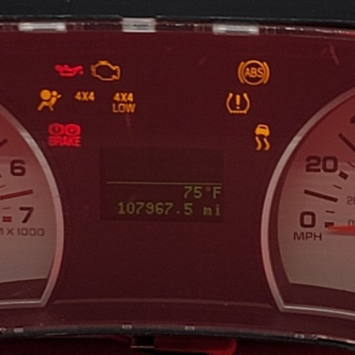 2006-2007 FORD EXPLORER USED INSTRUMENT CLUSTER P#6L2T-10849-BM