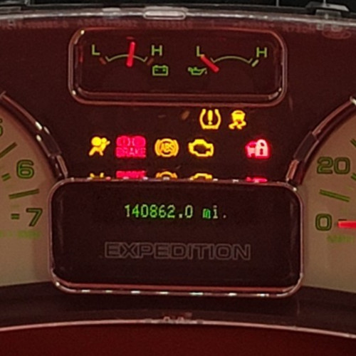 2012 FORD EXPEDITION USED INSTRUMENT CLUSTER P#CL1T-10849-GC
