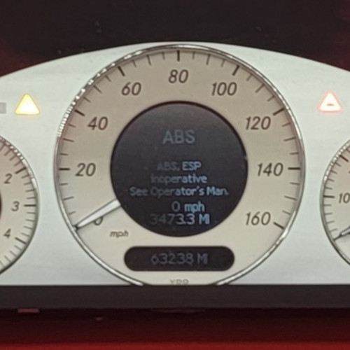 2008-2009 MERCEDES CLK USED INSTRUMENT CLUSTER P#A 209 540 99 11