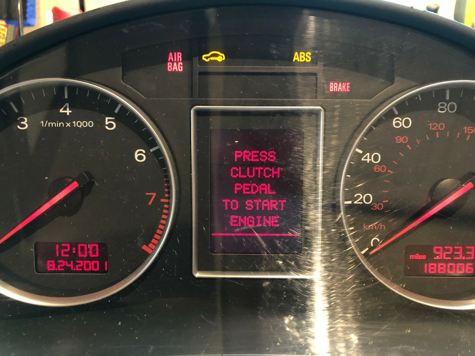 2002-2004 AUDI A4 USED DASHBOARD INSTRUMENT CLUSTER FOR SALE