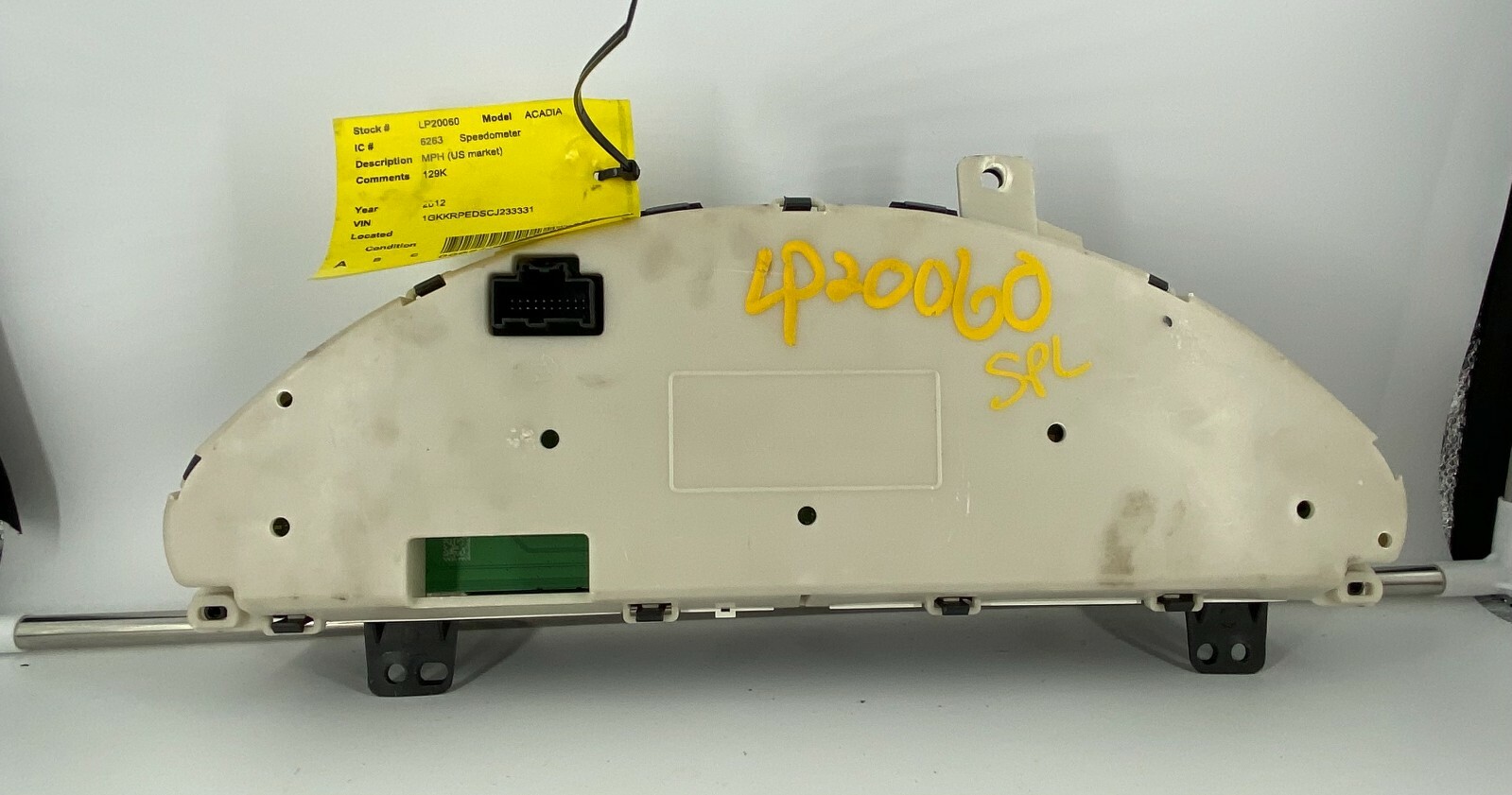 2012 GMC ACADIA USED DASHBOARD INSTRUMENT CLUSTER FOR SALE (MPH)
