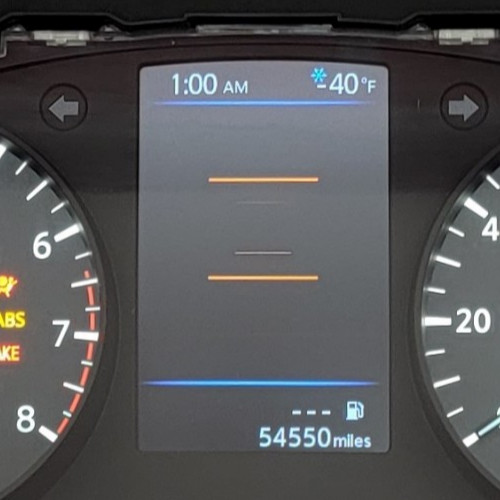 2018 NISSAN ROGUE USED INSTRUMENT CLUSTER P#5HR0A / CMIM