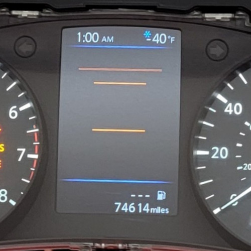 2018 NISSAN ROGUE USED INSTRUMENT CLUSTER P#278107FH0A