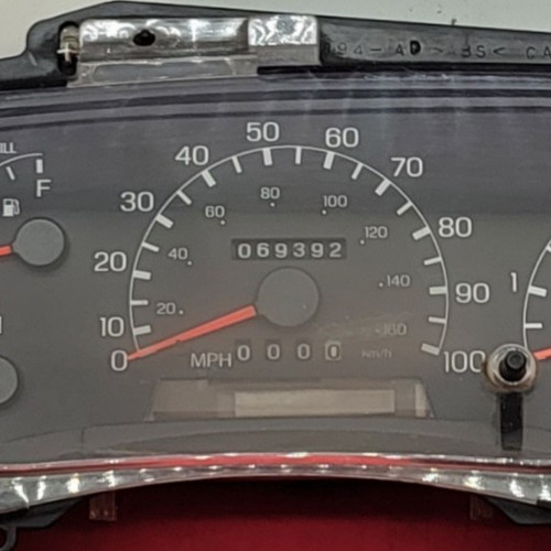 1999 FORD F-250 USED INSTRUMENT CLUSTER P#F81F–10848-AC