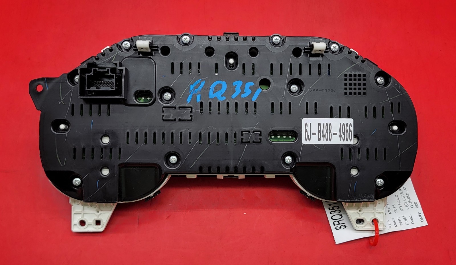 2015 FORD MUSTANG USED INSTRUMENT CLUSTER P#FR33-10849-EG