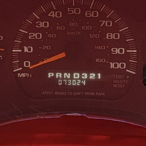 1996-98 CHEVROLET EXPRESS USED INSTRUMENT CLUSTER P#9370095