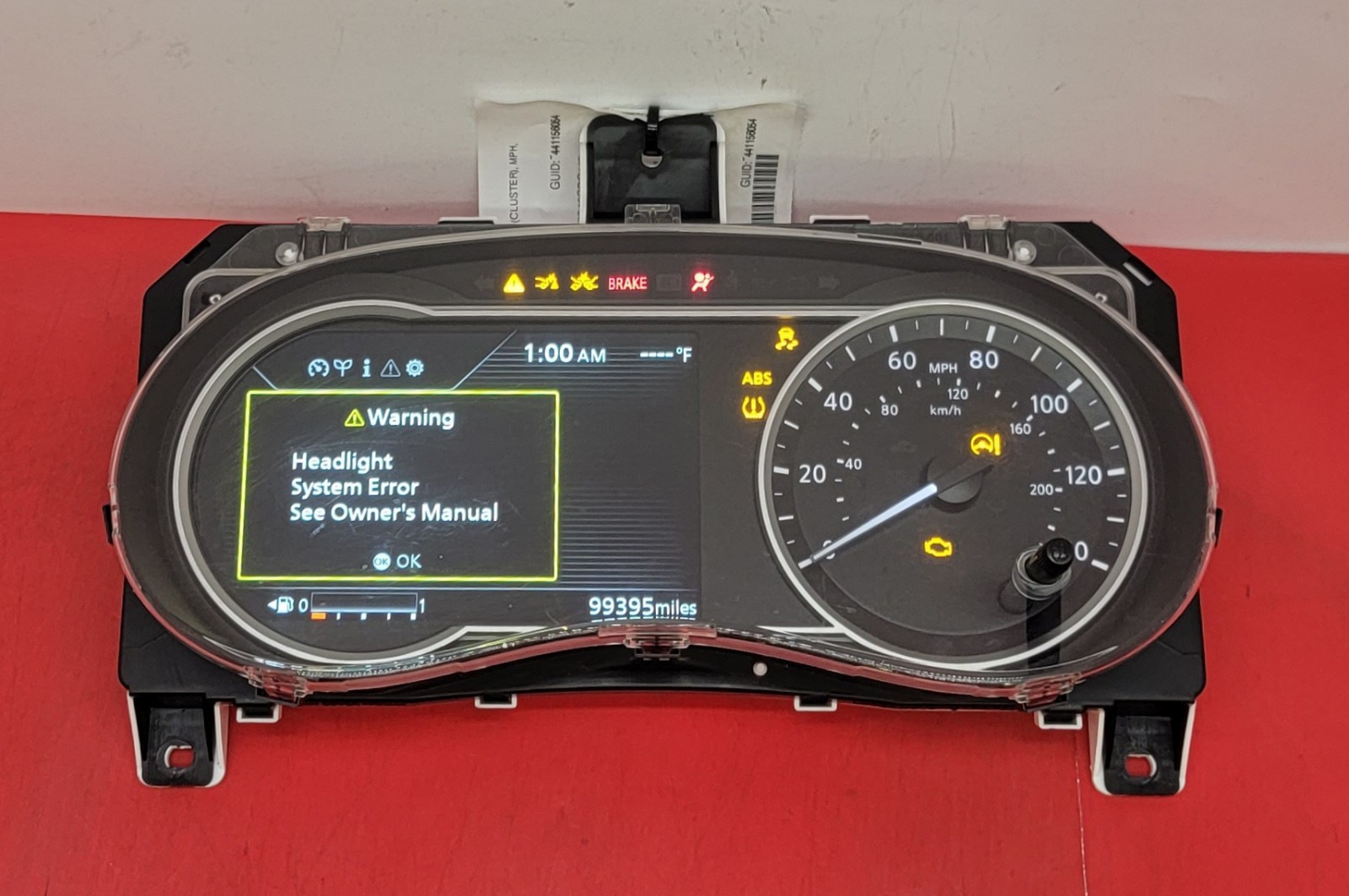 2021 NISSAN VERSA USED INSTRUMENT CLUSTER P#24810 5EE1A