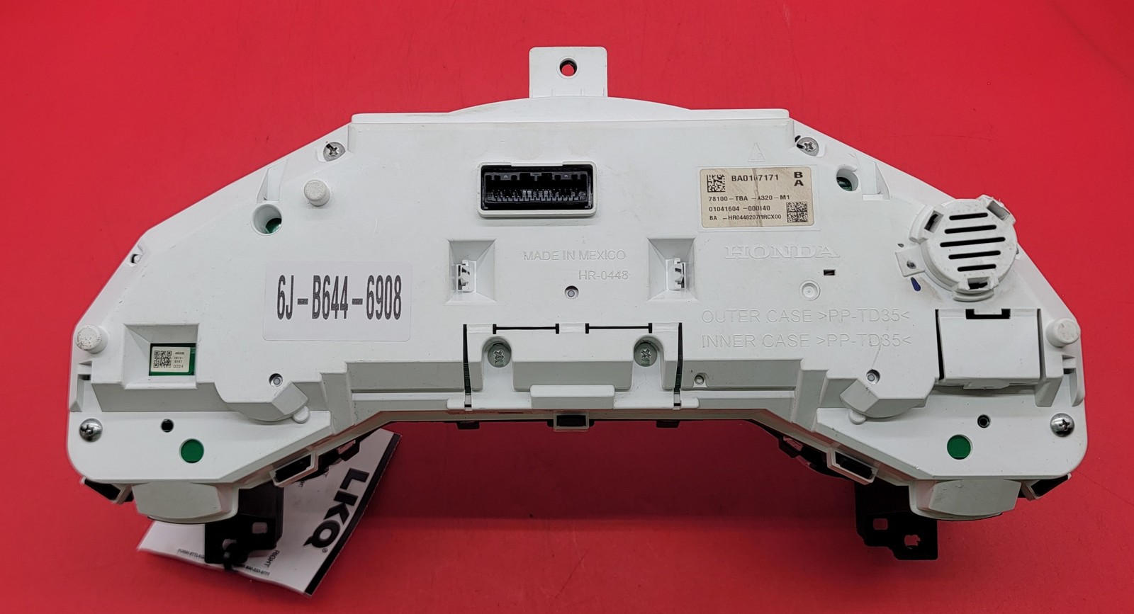 2017 HONDA CIVIC USED INSTRUMENT CLUSTER P#78100-TBA–A320-M1