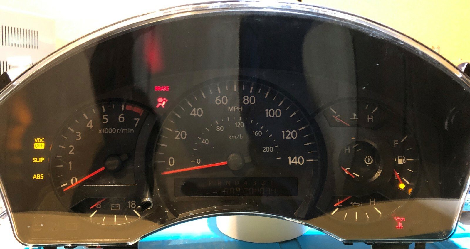 2004 NISSAN ARMADA USED DASHBOARD INSTRUMENT CLUSTER FOR SALE