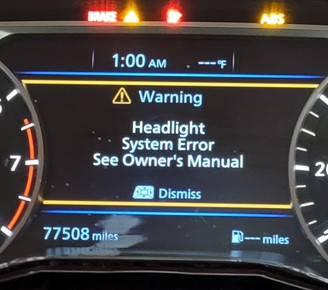 2020 NISSAN ALTIMA USED INSTRUMENT CLUSTER P#24810-6CA1A