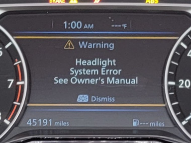 2020 NISSAN ALTIMA USED INSTRUMENT CLUSTER P#24810-6CA1A