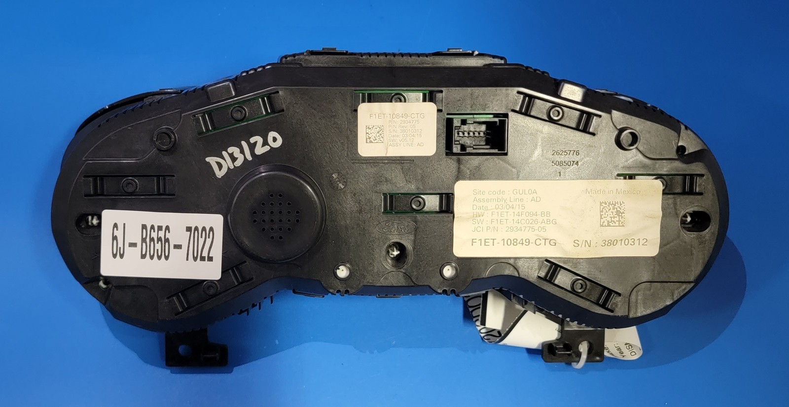 2015 FORD FOCUS USED INSTRUMENT CLUSTER P#F1ET-10849-CTG
