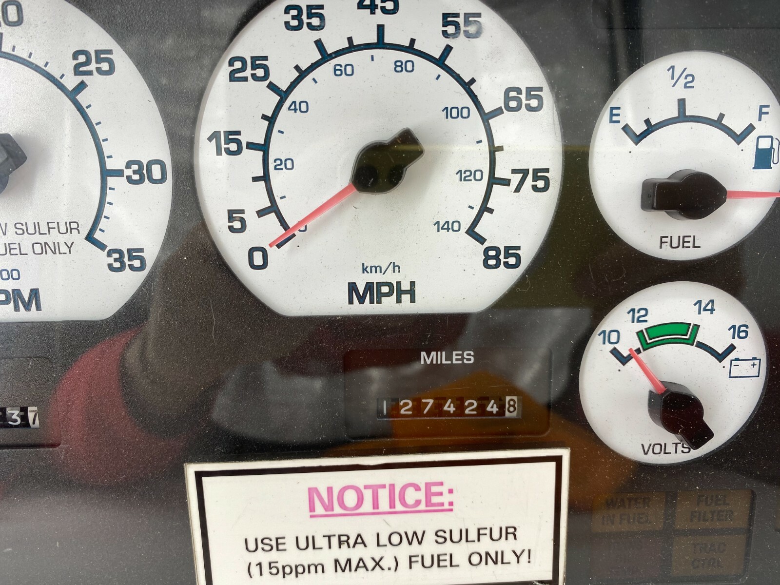 2009 INTERNATIONAL PB305 USED DASHBOARD INSTRUMENT CLUSTER FOR SALE (MPH)