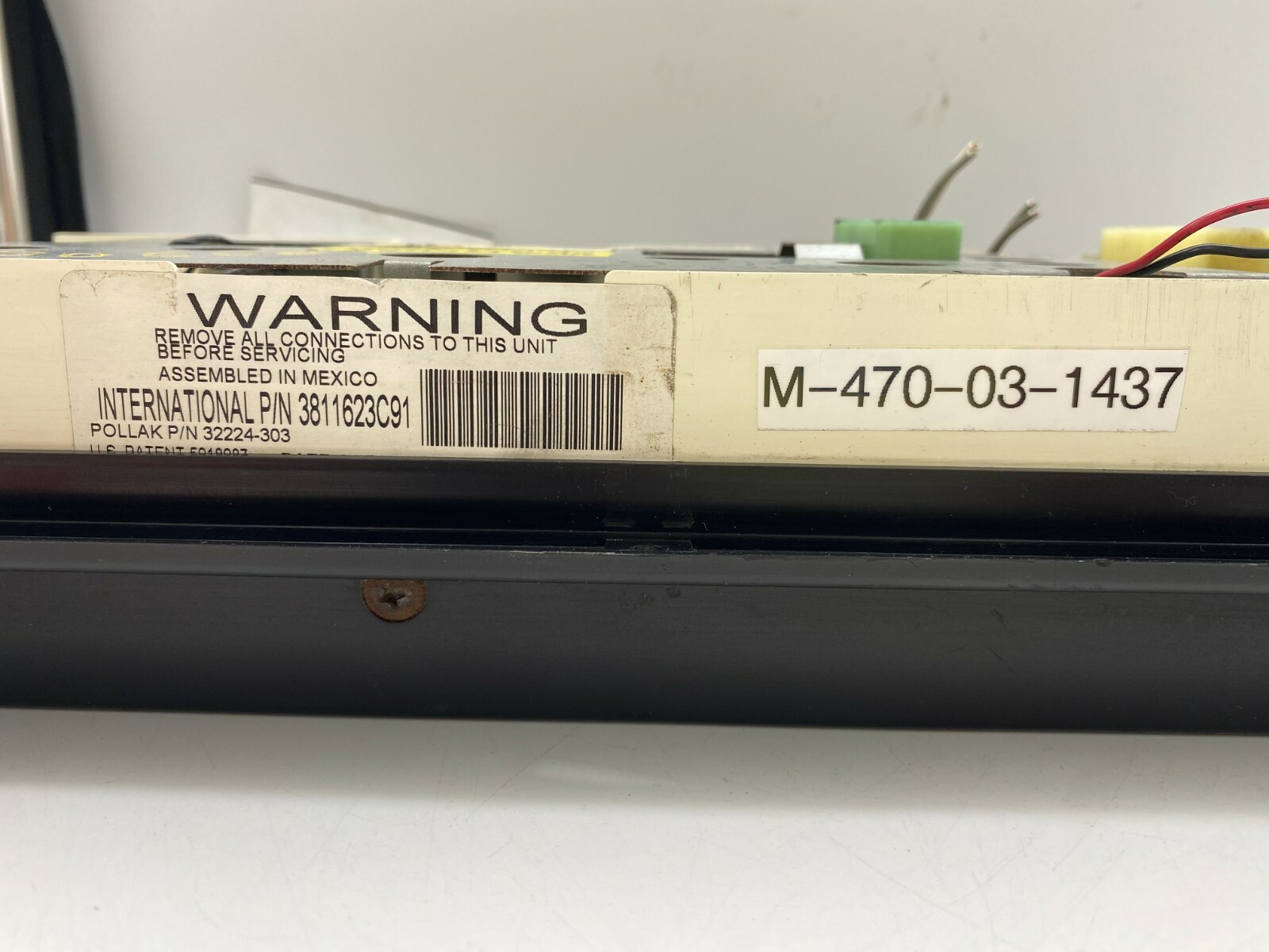 2009 INTERNATIONAL NAVISTAR PB305USED DASHBOARD INSTRUMENT CLUSTER FOR SALE(MPH)