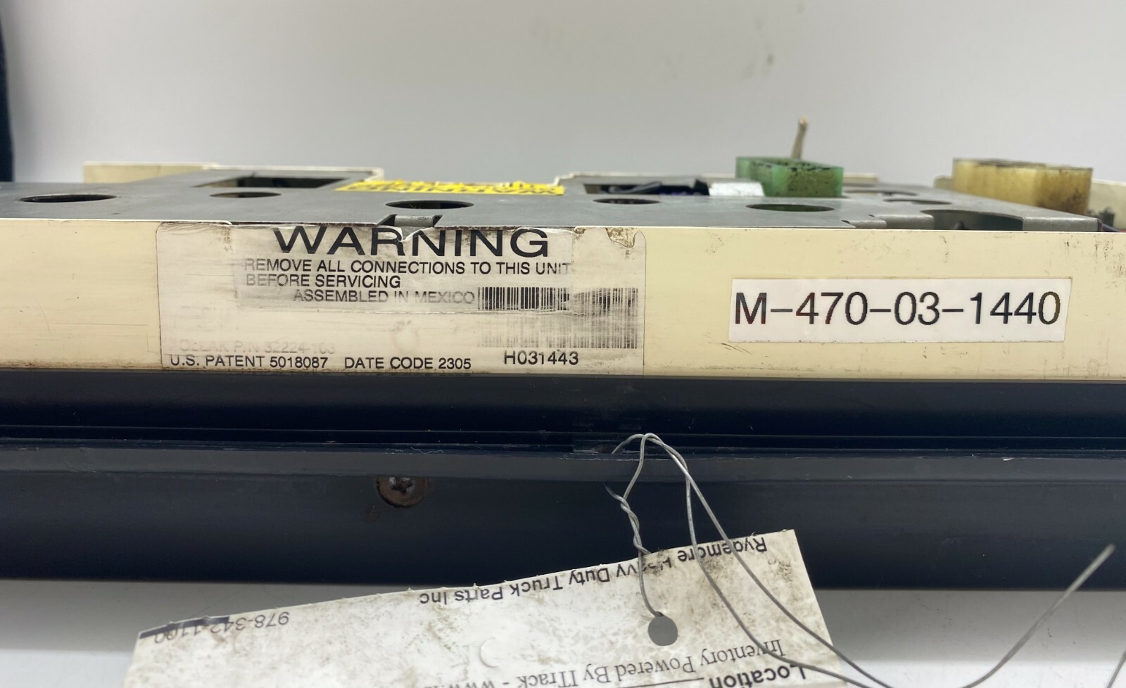 2006 INTERNATIONAL PB305 USED DASHBOARD INSTRUMENT CLUSTER FOR SALE (MPH)