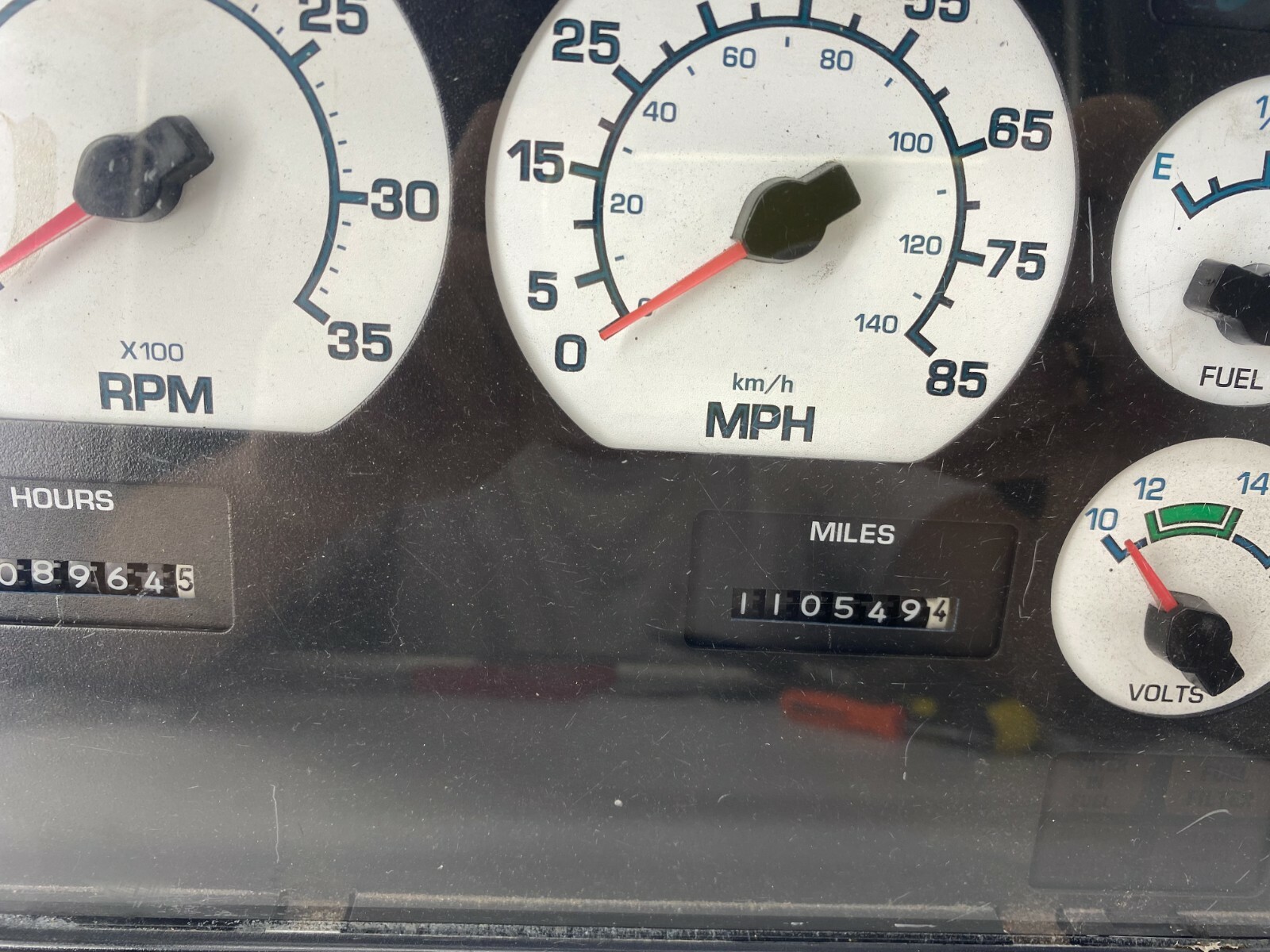 2007 INTERNATIONAL PB305 USED DASHBOARD INSTRUMENT CLUSTER FOR SALE (MPH)