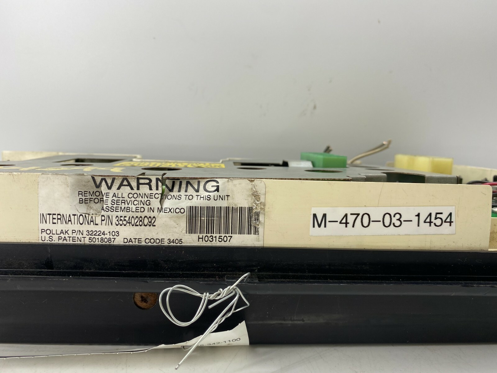 2008 INTERNATIONAL NAVISTAR USED DASHBOARD INSTRUMENT CLUSTER FOR SALE (MPH)