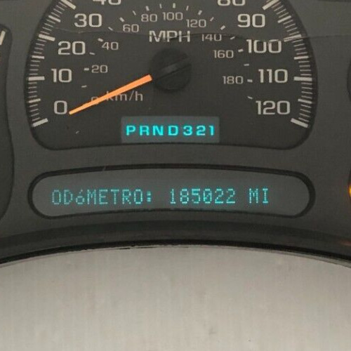 2003-2005 CHEVROLET SIERRA USED INSTRUMENT CLUSTER P#1514649