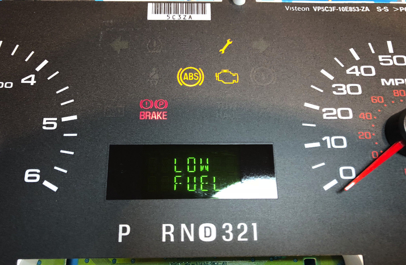 2007 FORD F250 USED DASHBOARD INSTRUMENT CLUSTER FOR SALE