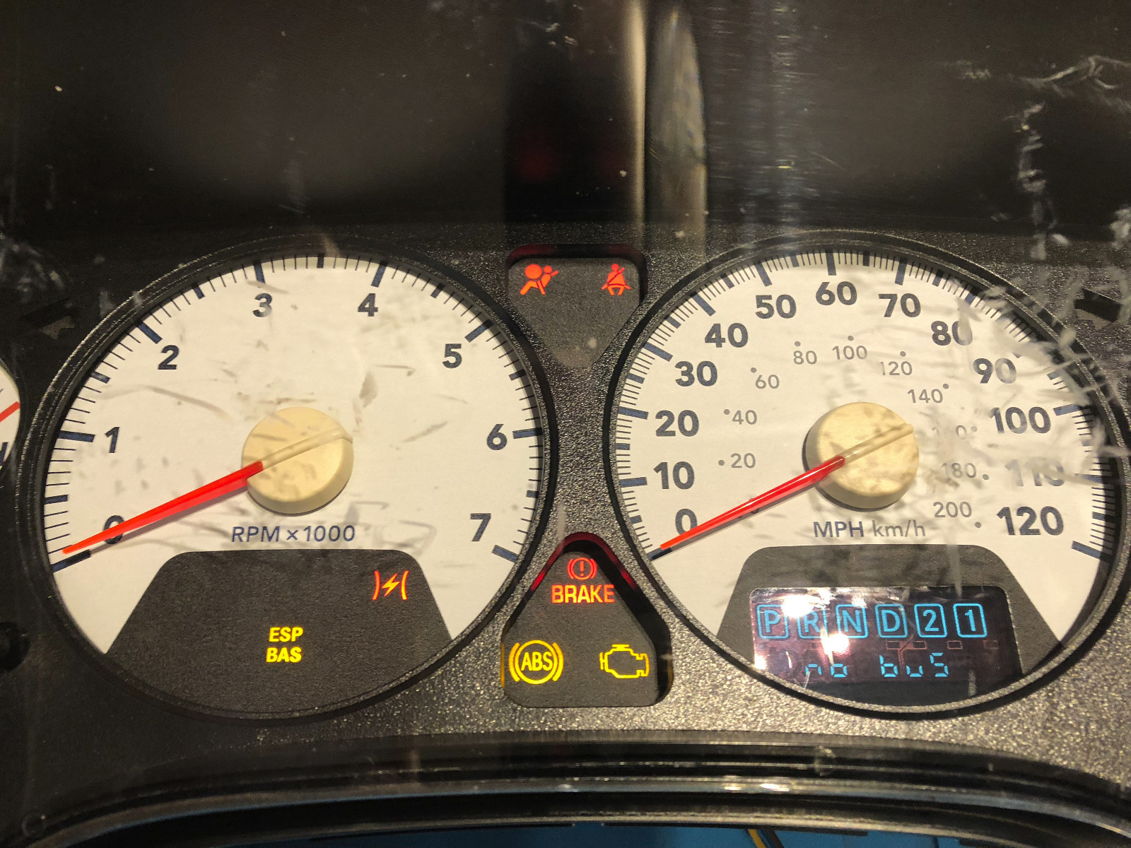 2007 DODGE RAM 1500 USED DASHBOARD INSTRUMENT CLUSTER FOR SALE