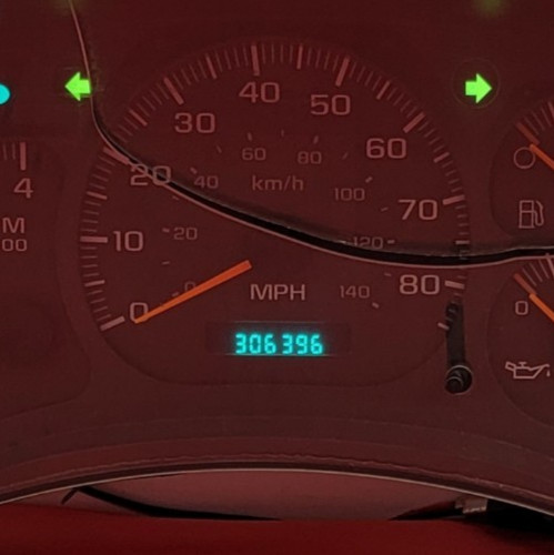 2003 CHEVROLET C7500 USED INSTRUMENT CLUSTER P#15174279