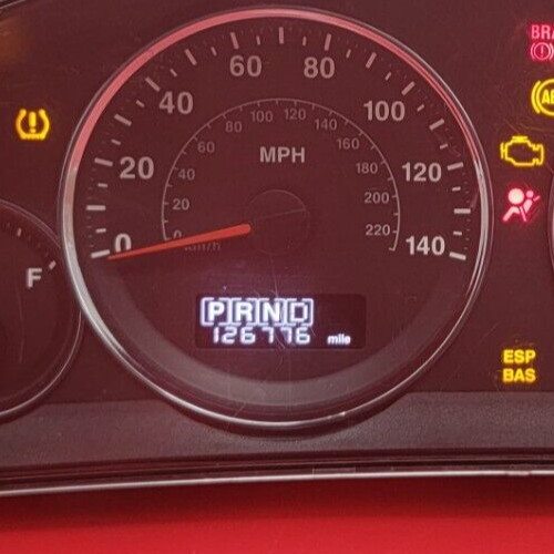 2008 JEEP GRAND CHEROKEE USED INSTRUMENT CLUSTER P#CR-0038-0525-MO-CG