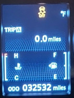 2017 MITSUBISHI OUTLANDER SPORT USED INSTRUMENT CLUSTER P#8100C054