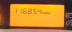 2014 MITSUBISHI MIRAGE USED INSTRUMENT CLUSTER P#8100B290