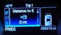 2013 FORD ESCAPE USED INSTRUMENT CLUSTER P#KJ5T-10849-TA