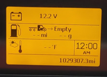 2003 VOLVO VNL USED INSTRUMENT CLUSTER P#21546094-P02