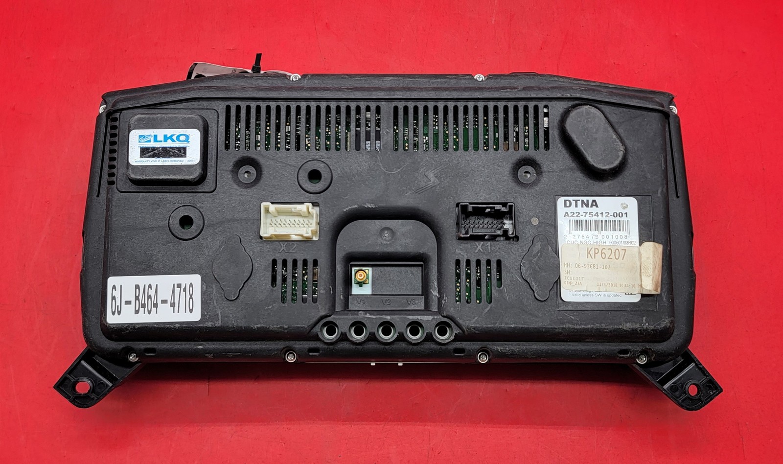 2019 FREIGHTLINER CASCADIA 126 USED INSTRUMENT CLUSTER P#A22-75412-001