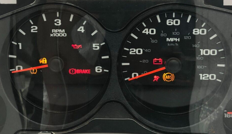2007-2014 CHEVROLET SILVERADO USED INSTRUMENT CLUSTER P#28103107