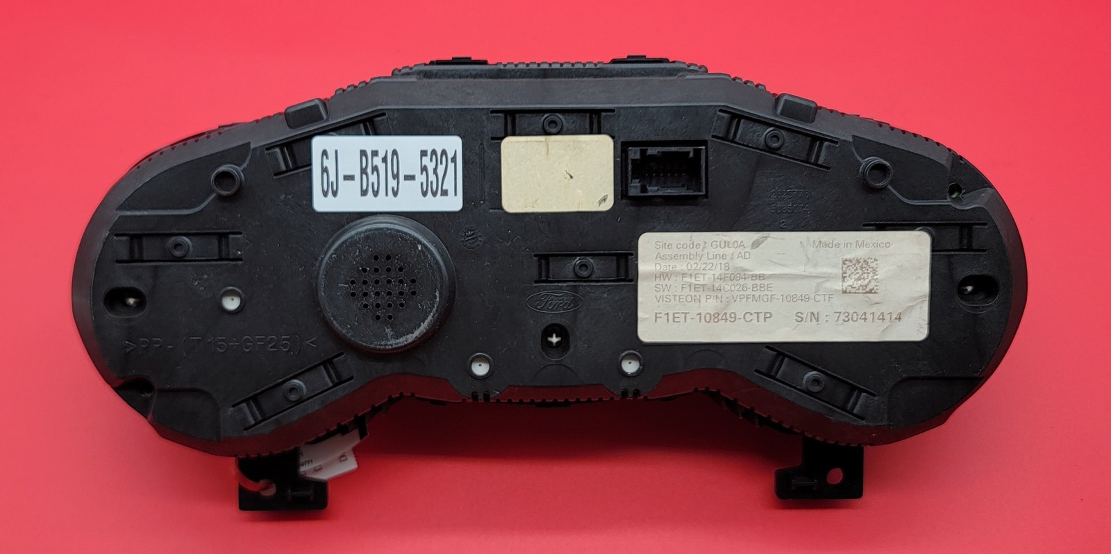 2018 FORD FOCUS USED INSTRUMENT CLUSTER P#F1ET-10849-CTP