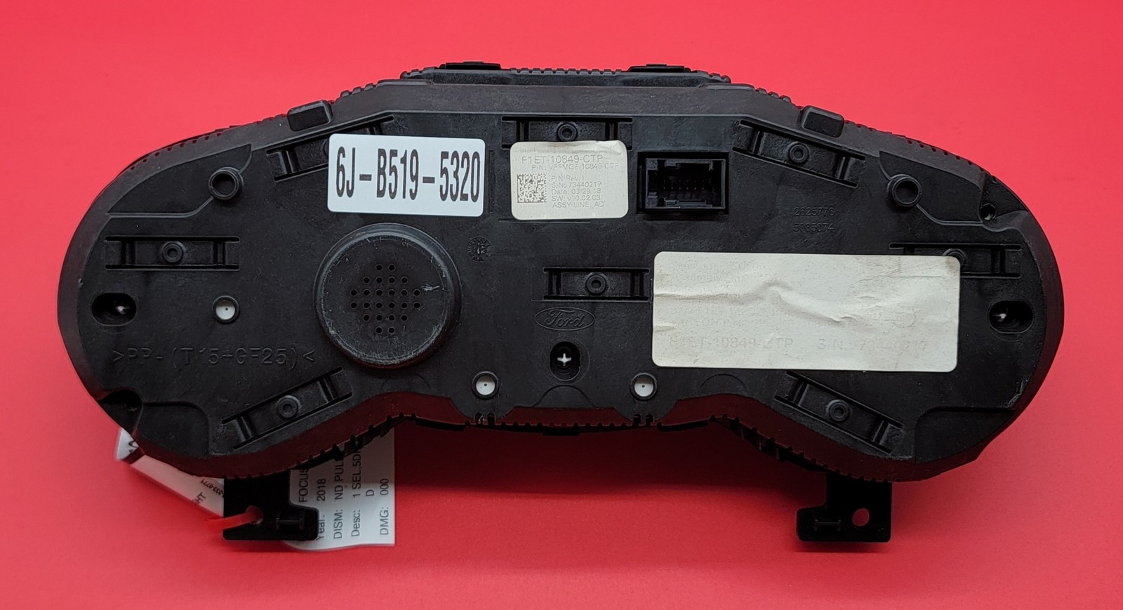 2018 FORD FOCUS USED INSTRUMENT CLUSTER P#F1ET-10849-CTP