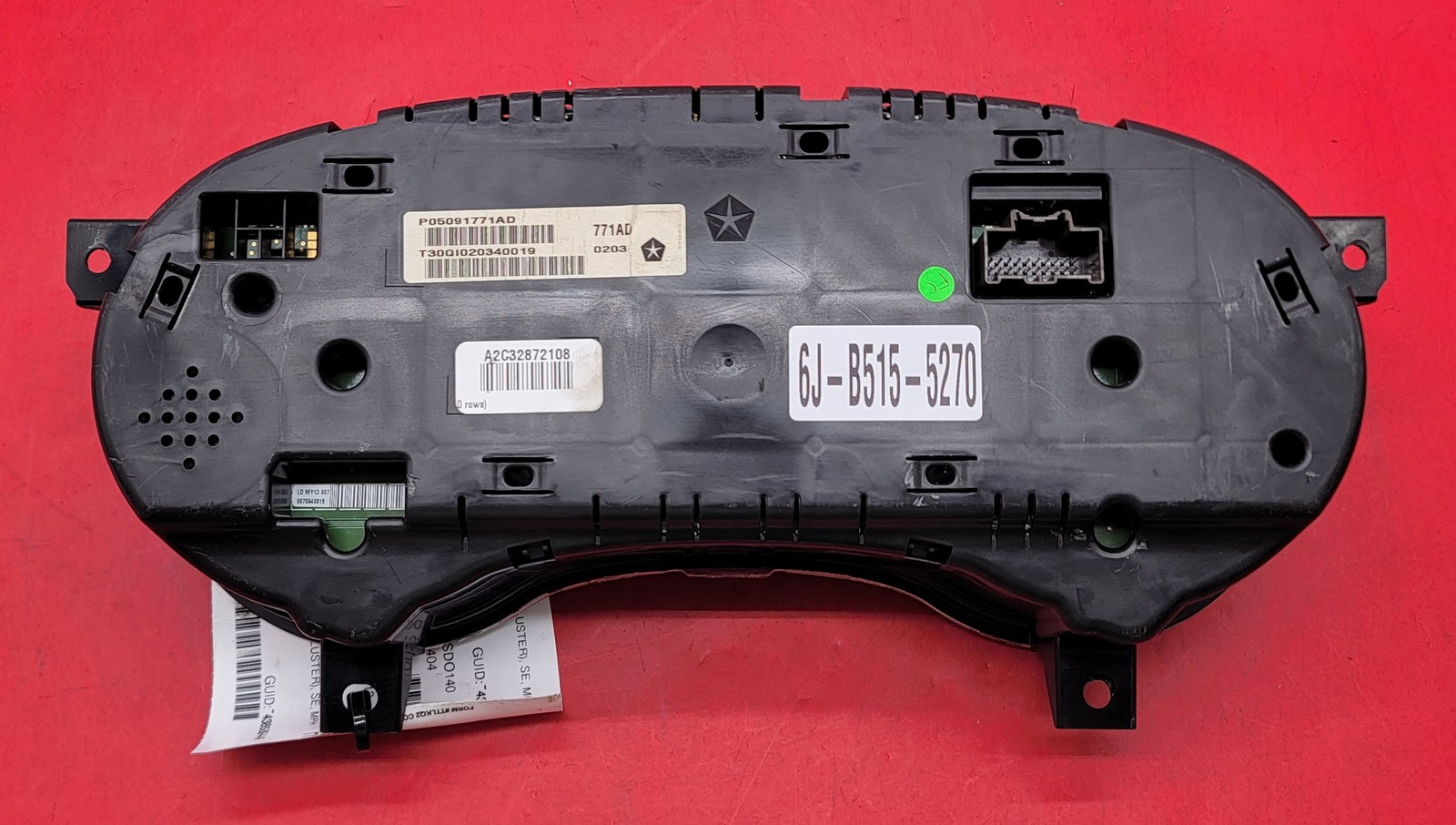2013 DODGE CHARGER USED INSTRUMENT CLUSTER P#P05091771AD