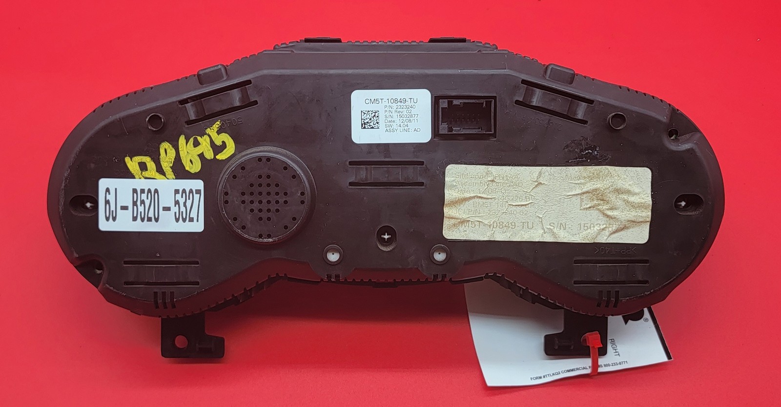 2012 FORD FOCUS USED INSTRUMENT CLUSTER P#CM5T-10849-TU