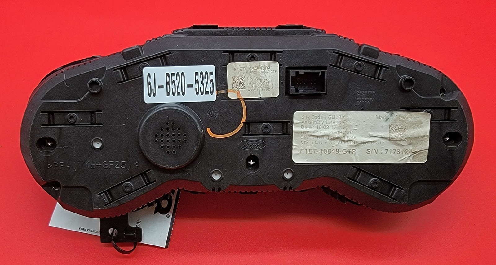 2018 FORD FOCUS USED INSTRUMENT CLUSTER P#F1ET-10849-CTP