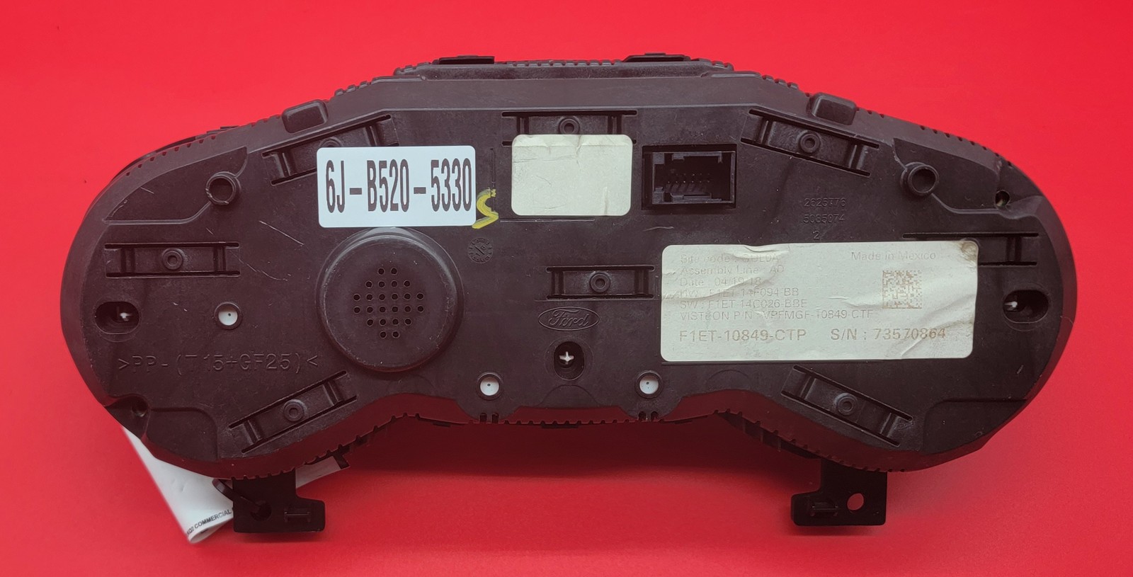 2018 FORD FOCUS USED INSTRUMENT CLUSTER P#F1ET-10849-CTP