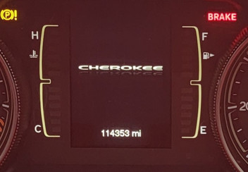2015 JEEP GRAND CHEROKEE USED INSTRUMENT CLUSTER P#P68241293AC