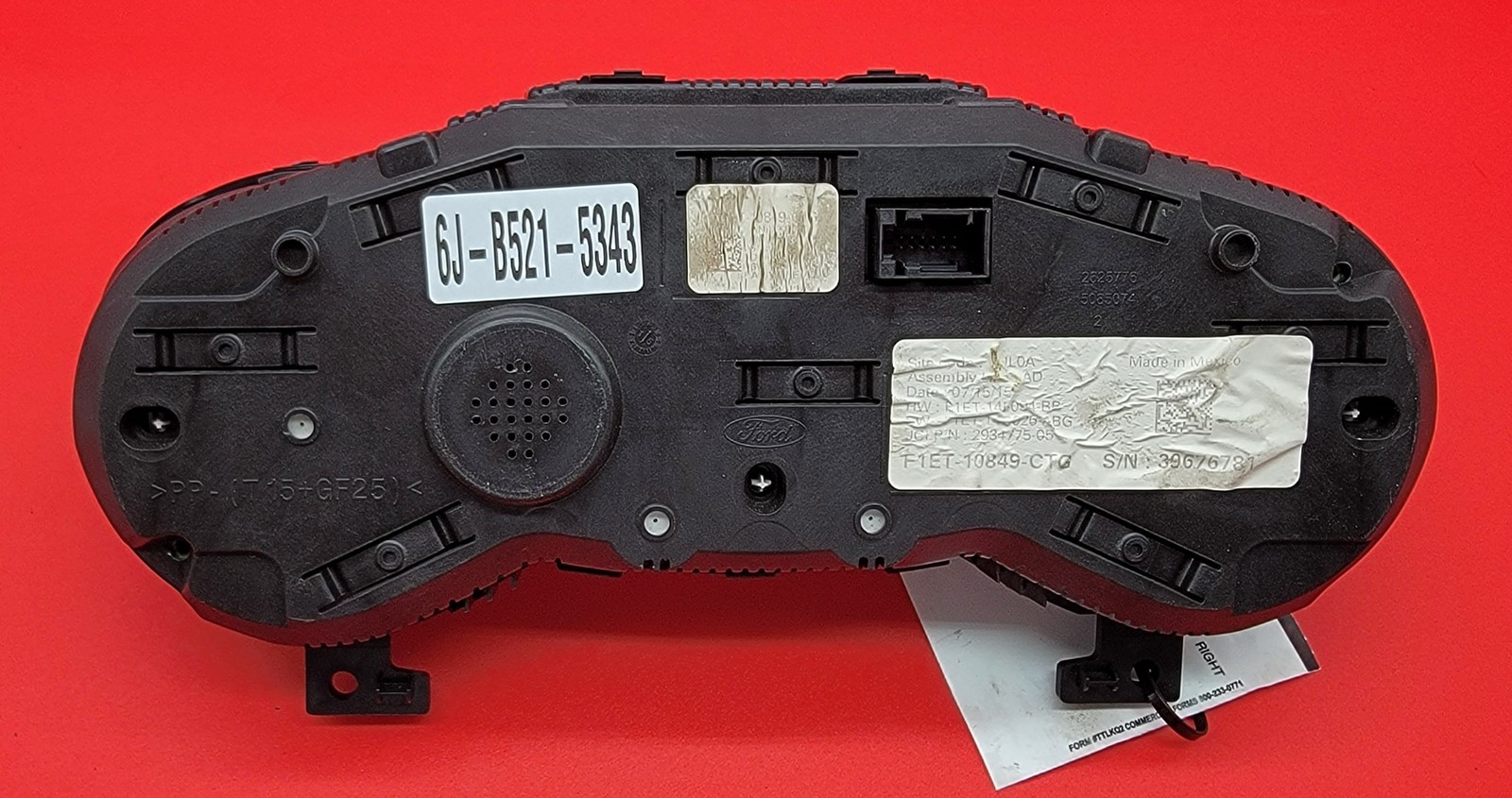 2015 FORD FOCUS USED INSTRUMENT CLUSTER P#F1ET-10849-CTG